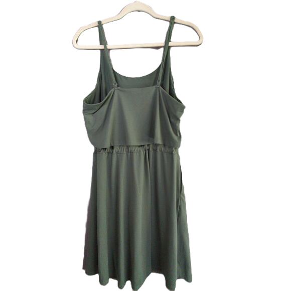 Allthreads Dress Womens M Green Pockets Adjustable Straps Lightweight - Picture 6 of 6